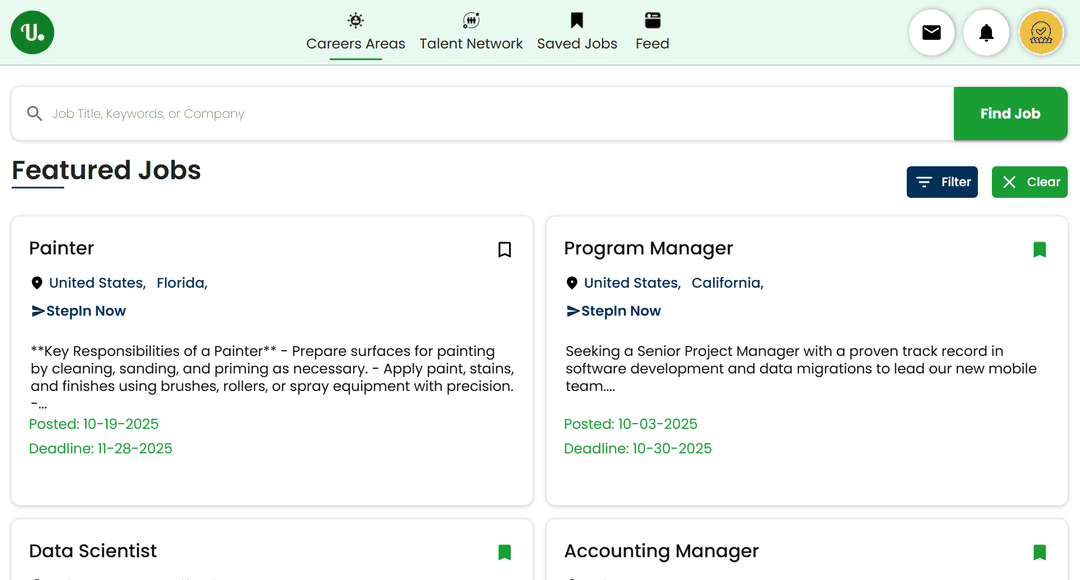 Unswayed Platform Mockup